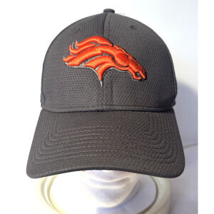 New Era 39Thirty Denver Broncos NFL Gray Stretch Fit Hat M/L Embroidered Logo